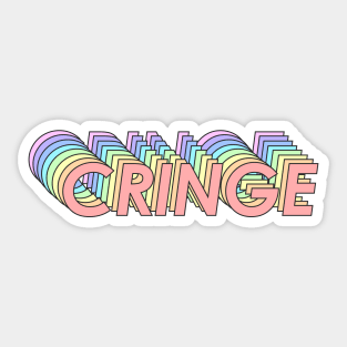 Cringe Sticker